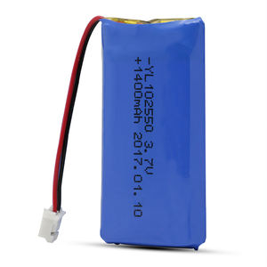 102550 3.7V 1400mAh <span class=keywords><strong>2</strong></span> pinli konnektör lityum polimer pil paketi - Product Image 2