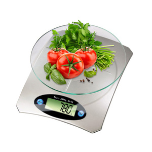 Portable Nutrition Tempered <strong>Glass</strong> LCD High-precision Digital <strong>Kitchen</strong> Food <strong>Scales</strong>