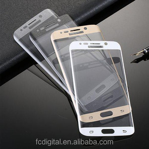 QWD 3D courbe protecteur plein écran en verre trempé protecteur d'écran pour Samsung Galaxy S6 bord verre gorilla <span class=keywords><strong>de</strong></span> Corning - Product Image 4