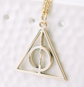 Collar con colgante <span class=keywords><strong>de</strong></span> color <span class=keywords><strong>Harry</strong></span> Magic <span class=keywords><strong>Potter</strong></span> Deathly Hallows - Product Image 3