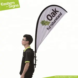 bewegen werbung die flagge banner bogen rucksack