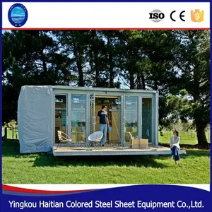 折叠 20 英尺预制容器可折叠房屋制造商可扩展预制钢制集装箱在中国销售