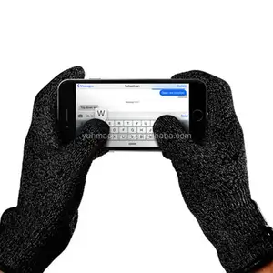 Bloque de tela conductora para guantes, tela conductora de blindaje EMI resistente a la radiación EMF, tela plateada para pantalla táctil
