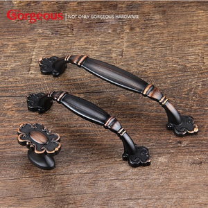 Tủ bếp cửa xử lý đồ nội thất cửa kéo xử lý tuyệt đẹp hơn Phong cách hợp kim kẽm đồng nhỏ kim loại hiện đại phần cứng nhỏ - Product Image 6