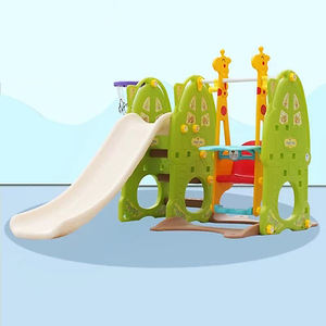 กระดานลื่นพลาสติกรูปยีราฟการ์ตูนน่ารักสำหรับเด็กในร่ม - Product Image 2