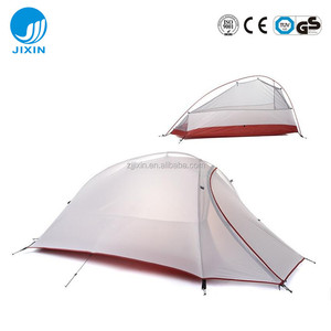 Extérieur 1-2 personnes quatre saisons une chambre Trigone/V-type sol clou UV imperméable Polyester famille léger Camping tente - Product Image 2