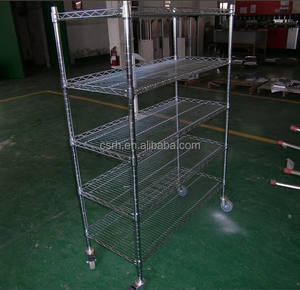 RH-WSM100-50180 Size 1000*500*1800mm Five Layers Middle Duty <strong>Wire</strong> Shelf <strong>Rack</strong> - Product Image 4