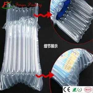 Packaging Portable Inflatable Packaging Bags Cushioning Wrap Air Inflatable Column Bag For Wine Bottle 750ml