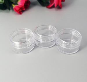 5G Doorzichtige Plastic Cosmetische Crème Fles Mini Sample Vullen Lege Fles Elke Kleur Poeder Verpakking Container - Product Image 5