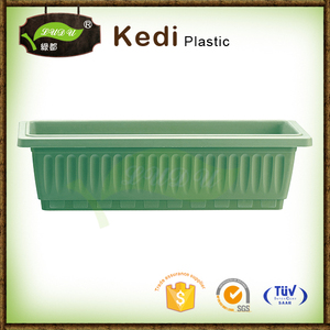 Planteuses rectangulaires en <span class=keywords><strong>plastique</strong></span> coloré, pièces, usage intérieur et extérieur, bon marché - Product Image 3