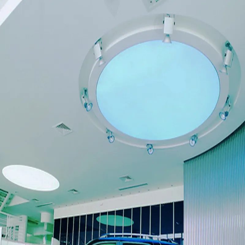 ZHIHAI lumière translucide salle de bains plastique pvc plafond extensible