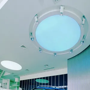 ZHIHAI light translucent bathroom plastic pvc stretch ceiling