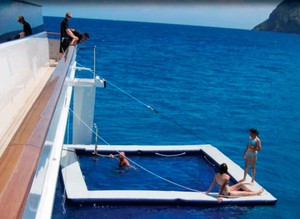 <span class=keywords><strong>Piscine</strong></span> de projection sécurisée en PVC pour adultes et enfants, zone de baignade anti-méduse pour yachts et bateaux - Product Image 4