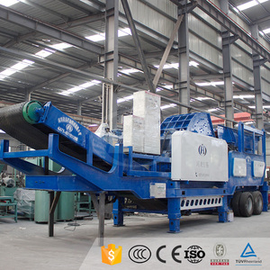 Di động chuyên nghiệp Máy Nghiền đá nhỏ cầm tay máy nghiền hàm với AC Motor PLC điều khiển năng suất cao - Product Image 3