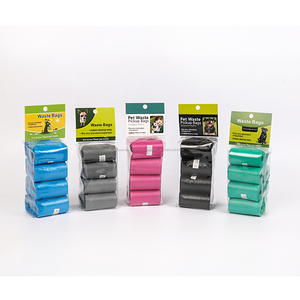 Eco friendly compostable corn starch from private label leather poop bag for dog scented - Product Image 6