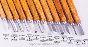 Chất Lượng Cao Nhiệt Điều Trị Sk2 Gỗ Graver <span class=keywords><strong>3</strong></span> Để 12 Pcs DIY Khắc Đục Set Với Thẻ Trường Hợp Món Quà Giáng Sinh - Product Image 2