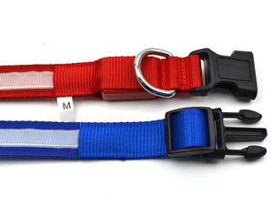 Accesorios para mascotas evitar el peligro de las correas de Nylon USB recargable luminosa Led Collar de perro - Product Image 6