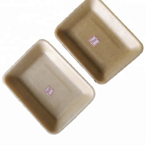 Emballage mousse de fécule de maïs <span class=keywords><strong>plateau</strong></span> de poulet récipient alimentaire en mousse pla <span class=keywords><strong>plateau</strong></span> pour viande poulet frais - Product Image 1