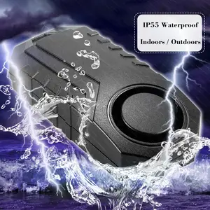 Wasserdichte Batterie versorgung 113dB Drahtlose Fernbedienung Sicherheit Auto Vibrations sensor <span class=keywords><strong>Alarm</strong></span> - Product Image 5