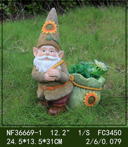 Estatua de Hada de resina con escultura de columpio de Gnomo divertido de 13,2 pulgadas para decoración de jardín hecha a mano por fabricantes - Product Image 3