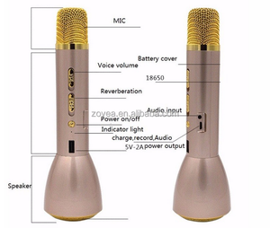 K088 Reproductor de Karaoke Micrófono Inalámbrico <span class=keywords><strong>Bluetooth</strong></span> para Teléfonos Inteligentes - Product Image 5