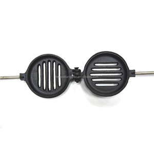 Uso acampar de hierro fundido sandwich maker pastelero - Product Image 5