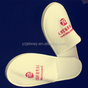 Kaynak fabrika üretimi ucuz lüks pamuk Terry yatak odası Unisex otel odası tek kullanımlık terlik - Product Image 5