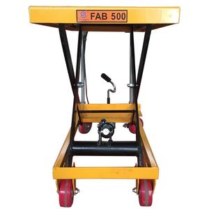 300kg 500kg 660Bls 1100BLs Hydraulischer manueller Mini-Scherenplattform-Waren <span class=keywords><strong>lift</strong></span> tisch - Product Image 4