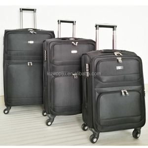 Ensemble <span class=keywords><strong>de</strong></span> <span class=keywords><strong>valises</strong></span> <span class=keywords><strong>souples</strong></span> à roulettes <span class=keywords><strong>3</strong></span> pièces en polyester 1680D pour voyages faciles - Product Image 2