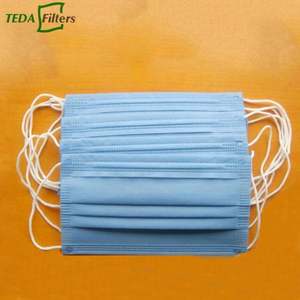 Desechables <span class=keywords><strong>2</strong></span> capas no tejida máscara de la cara materia prima - Product Image 3