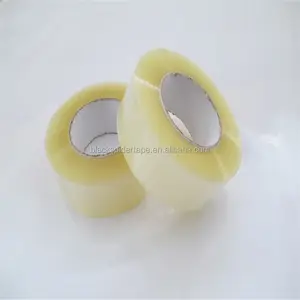 China supplier custom size offer clear heat resistant 40 to 50 micron adhesive BOPP tape