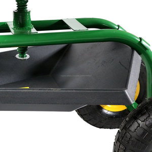 Jardín rodante Scoot Tractor Asiento de Trabajo de cuatro Ruedas Con Balde Cesta - Product Image 5