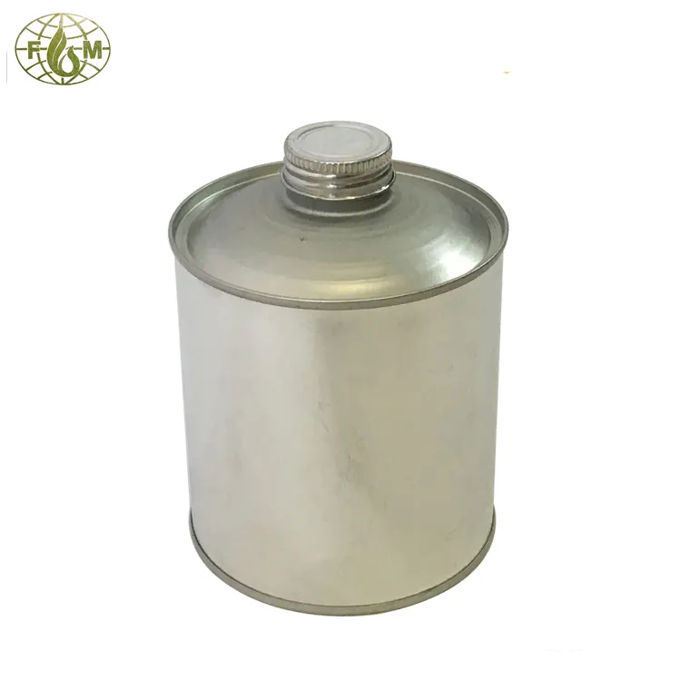 500ml screw top tins,cleaning agent metal can