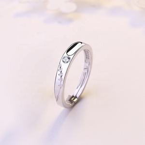 5231 personalizado prometido 925 anillo de plata esterlina hombres pareja anillo joyería mujer joyería personalizada - Product Image 5