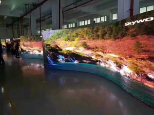 Pemasangan Mudah Layar Peraga LED Melengkung Panggung P4.8 P3.9 P2.97 P2.6 <span class=keywords><strong>Panel</strong></span> Layar LED Melengkung Fleksibel Kurva Video