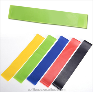 Hochwertige <span class=keywords><strong>Latex</strong></span> Gym Beine Yoga Pilates Gym Übungs band 5 Stück Widerstands bänder Sets Hip Band - Product Image 6
