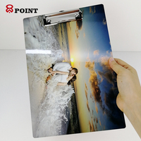 A4 dimensioni personalizzato sublimazione blanks clipboards in bianco o su misura di stampa