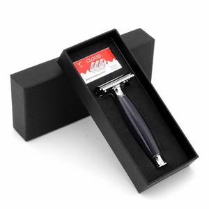 Bán Chạy Dao Cạo An Toàn Cho Nam Cắt Tóc Hai Cạnh Có Tay Cầm Họa Tiết Mã Não Với 10 Lưỡi Miễn Phí - Product Image 4