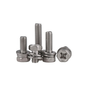 GB9074.13 Chữ Thập recessed Rãnh hình lục giác đầu Phẳng Mùa Xuân Pad kết hợp vít - Product Image 6