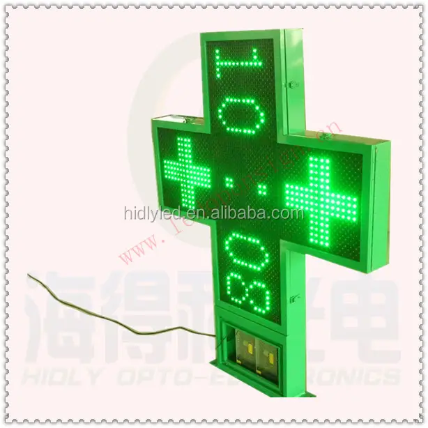Croce Farmacia LED Segni Display A LED per Esterni Schermo Sei il Video