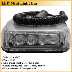 <span class=keywords><strong>Barre</strong></span> lumineuse d'urgence pour véhicule, 12 volts, rouge et bleu, stroboscope magnétique d'avertissement, Mini <span class=keywords><strong>barre</strong></span> lumineuse LED - Product Image 5