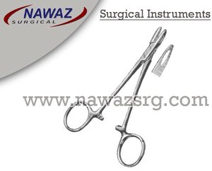 Bon marché, collier porte-aiguille 12cm avec logo personnalisé, meilleure vente de nouveaux instruments chirurgicaux en acier inoxydable - Product Image 2