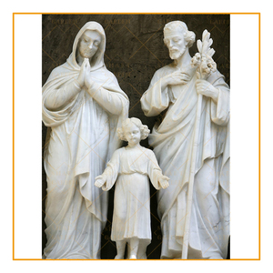 Gran oferta, estatua de mármol blanco de tamaño natural tallada en piedra natural de la escultura de Jesucristo - Product Image 6