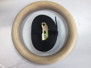 Correa de nylon gimnasia anillos fitness entrenamiento de madera anillos de gimnasia - Product Image 4