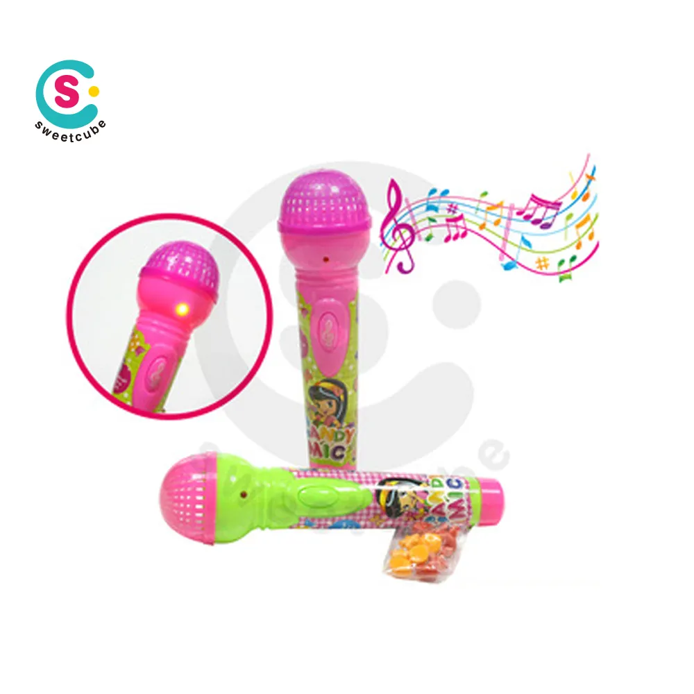 Karaoke microphone candy toys good quality for supermarket