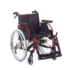 <span class=keywords><strong>Medicare</strong></span> Lipat Sandaran Aluminium Kursi Roda Manual Kaki - Product Image 2