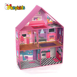 2023 nouvelle <span class=keywords><strong>maison</strong></span> de poupée en bois <span class=keywords><strong>miniature</strong></span> la plus chaude pour les filles W06A265 - Product Image 1