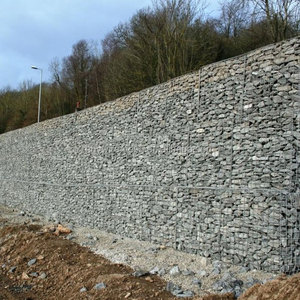 Galvanizli demir tel örgü <span class=keywords><strong>Gabion</strong></span> kutusu fabrika kaynaklı gabonlar kare tasarım