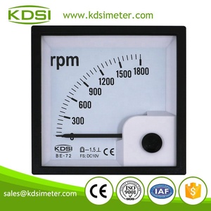 72*72 dc painel analógico medidor de rpm