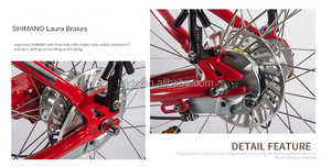 Extraíble equipaje compañía Chainless bicicleta 26 ''grasa <span class=keywords><strong>de</strong></span> bicicleta - Product Image 5
